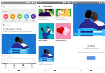Google Photos теперь умеет создавать ролики Love Story