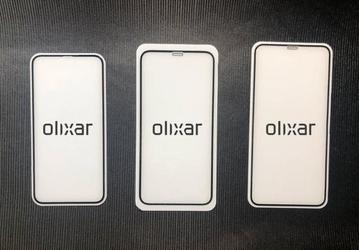 Olixar опубликовал фотографию защитных стекол трех новых моделей iPhone