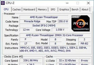 Новый флагманский процессор AMD Ryzen Threadripper 2990X: 32 ядра, 64 потока и базовая частота 3,4 ГГц
