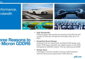 Micron начинает серийный выпуск памяти GDDR6
