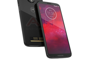 Опубликовано первое официальное изображения флагманского смартфона Moto Z3 