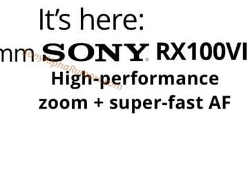 Изображение камеры Sony RX100VI с восьмикратным зумом появилось накануне анонса