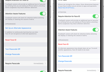 Apple втихую добавила в iOS 12 поддержку двух пользователей для Face ID