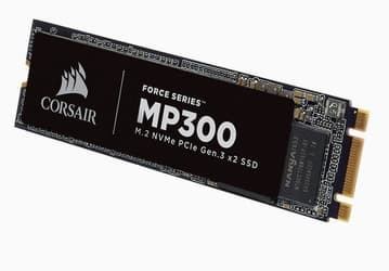 Бюджетные SSD Corsair MP300 типоразмера M.2 поддерживают NVMe