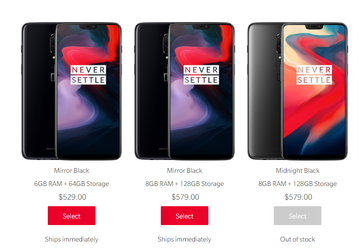 Белую версию смартфона OnePlus 6 раскупили за сутки