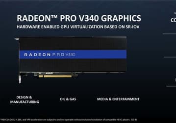 Первым адаптером на GPU Vega 20 станет Radeon PRO V340