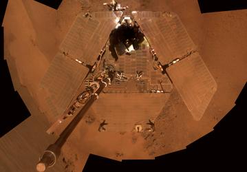 Марсоход Opportunity попал в песчаную бурю и не выходит на связь