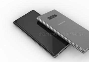 Компьютерные изображения дают представление о внешности Samsung Galaxy Note9