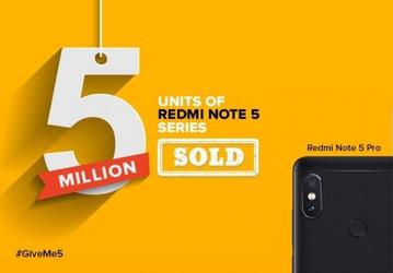 В Индии смартфоны Xiaomi Redmi Note 5 продаются вдвое быстрее предшественников