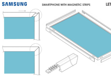 Samsung запатентовала съемные магнитные рамки дисплея