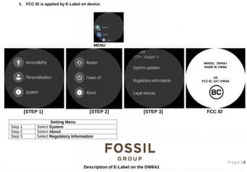 В базе данных FCC замечены новые модели умных часов Fossil