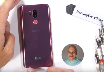 Смартфон LG G7 без потерь прошёл испытания блогера JerryRigEverything