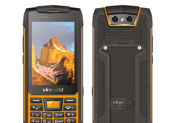 Смартфон Vkworld VK4000 получил беспроводную зарядку, защиту IP68, Android 8.1 и клавиатуру