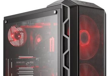 Компьютерный корпус Cooler Master MasterCase H500 оснащается двумя вентиляторами диаметром 200 мм