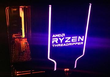 Процессор AMD Threadripper 2990X работает на частоте 4,0 ГГц со штатным охладителем Wraith Ripper 