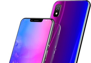 Смартфон Elephone A4 Pro оснащен экраном с вырезом в верхней части и боковым дактилоскопическим датчиком