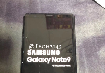 В Сеть слили первые живые фото и видео Samsung Galaxy Note9