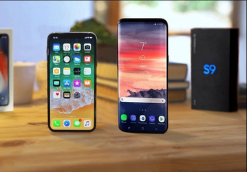 Samsung рекламирует Galaxy S9, сравнивая его с iPhone X