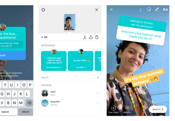 В историях Instagram появилась возможность задавать вопросы и получать ответы 