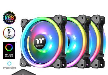 Вентилятор Thermaltake Riing Trio 12 RGB Radiator Fan TT Premium Edition будет поддерживать Alexa