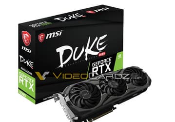 Стало известно, как выглядят 3D-карты MSI GeForce RTX 2080 Duke и GeForce RTX 2080 Ti Duke 