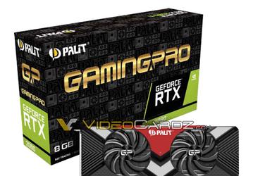 Даже разогнанные 3D-карты Palit GeForce RTX 2080 и RTX 2080 Ti оснащены системами охлаждения с двумя вентиляторами