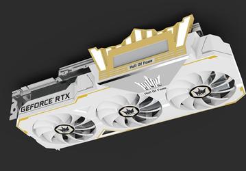 Вычурная корона и большой экран: появилось изображение 3D-карты Galax GeForce RTX 2080 Ti HOF