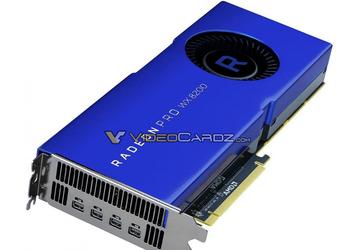 Появились изображения 3D-карты AMD Radeon PRO WX 8200