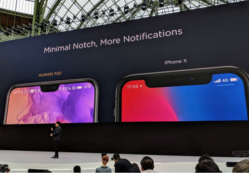 Huawei сравнила свой флагманский камерафон с iPhone X