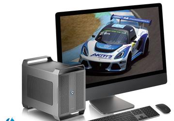 Шасси Akitio Node Duo с интерфейсом Thunderbolt 3 рассчитано на две карты с интерфейсом PCIe