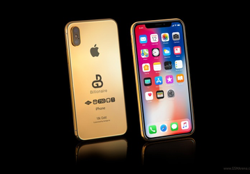 Неанонсированные смартфоны iPhone Х (2018) в золоте доступны для предзаказа за 100 000 фунтов стерлингов