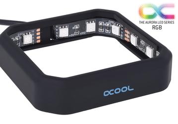Alphacool Aurora XPX RGB-LED Frame и HardTube RGB-LED Ring позволяют украсить систему жидкостного охлаждения светодиодной подсветкой