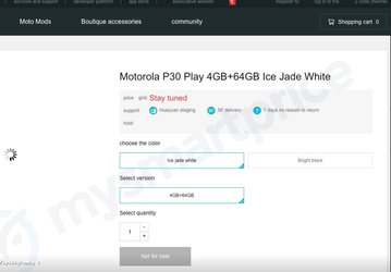 Смартфоны Motorola P30, P30 Play и P30 Note замечены на сайте производителя