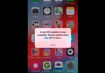 В предрелизной версии iOS 12 проявился досаждающий баг