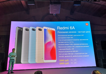 В России выходит самый дешевый смартфон Xiaomi 
