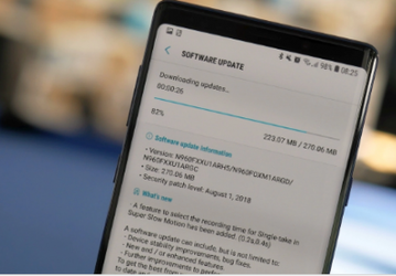 Первое обновление делает режим замедленной съемки на Samsung Galaxy Note9 лучше, чем на Samsung Galaxy S9
