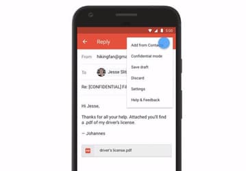 Google добавила конфиденциальный режим для мобильной версии Gmail