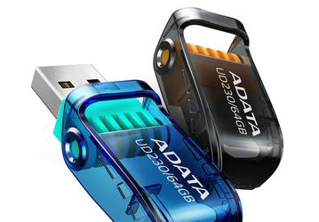 Флэш-накопители Adata UD230 и UD330 имеют складную конструкцию