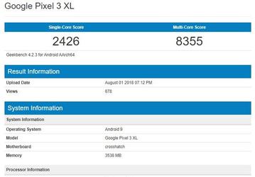 Флагманский смартфон Google Pixel 3 XL получил всего 4 ГБ оперативной памяти