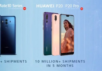Продано более 10 млн флагманских камерофонов Huawei P20 и P20 Pro