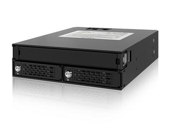 Icy Dock ToughArmor MB994IKO-3SB позволяет разместить в отсеке типоразмера 5,25 дюйма привод оптических дисков и два HDD или SSD
