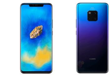 Флагманский смартфон Huawei Mate 20 Pro красуется на официальных изображениях