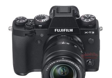 Опубликованы изображения беззеркальной камеры Fujifilm X-T3
