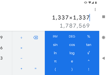 И ты, Калькулятор? Приложение Google Calculator также получило обновление с дизайном Material Design
