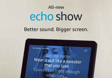 Amazon представила умную колонку Echo Show второго поколения