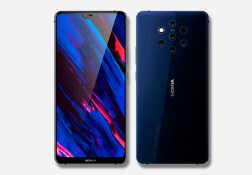 Качественный рендер Nokia 9 с камерой на пять объективов