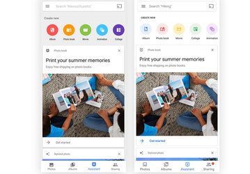 Google Photos обновили до Material Design 2.0