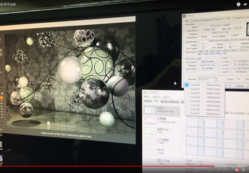 CPU Intel Core i9-9900K в тесте Cinebench R15 опережает Ryzen 7 2700X примерно на 20%