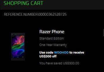 Первый игровой смартфон Razer Phone подешевел на $300