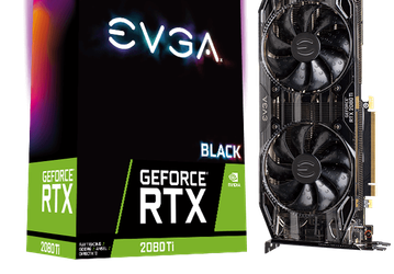 Представлена видеокарта EVGA GeForce RTX 2080 Ti Black Edition ценой $1000: частоты референсные, а кулер – нет